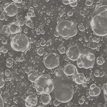 water carbonation texture